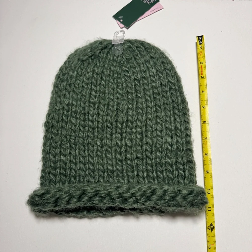 Wild Fable Hand Knit Olive Beanie